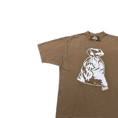 Vintage Y2K Baggy Akademiks Money Bag Dollar T Shirt Size Medium