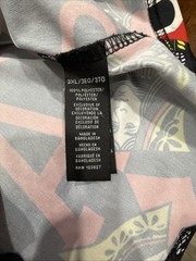 VINTAGE Fresh Prince Of Bel Air Men T-Shirt 3XL Black Playing Cards All Over