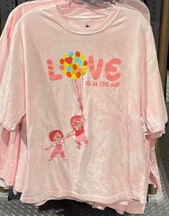 Disney Parks UP Love Is In The Air T-Shirt Size XS-3XL New