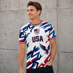 USA Soccer Shirt Custom Name & Number Personalized Football Fan Gift