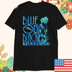 Kenny Wayne Shepherd Blue On Black T Shirt Size S-5XL