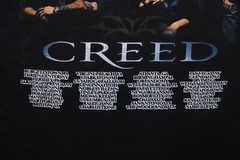 Creed 2009 Tour Y2K T-Shirt Black Double-sided Rock Music Adult Large