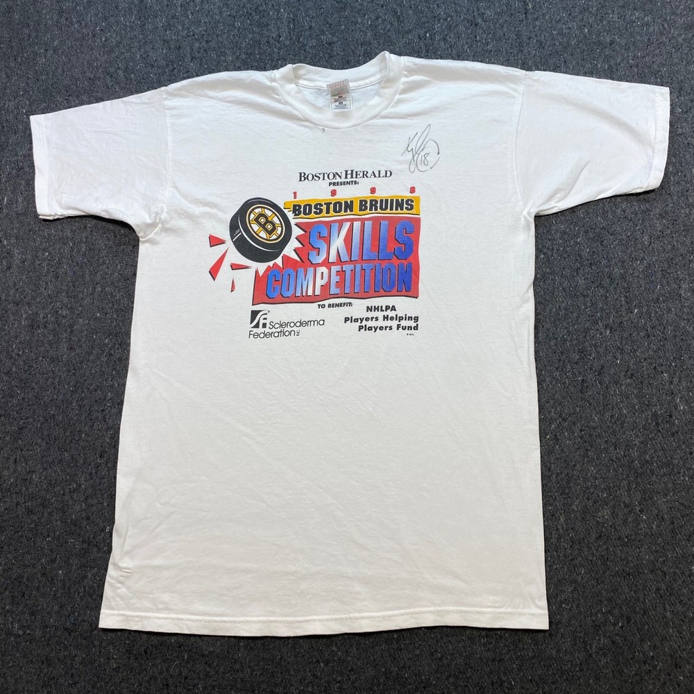 Fruit of the Loom Vintage 90s Men XL 1998 Boston Bruins Skills Competition Shirt