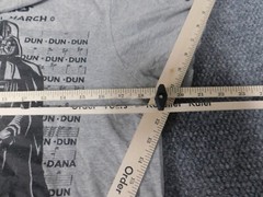 Star Wars Mens Shirt Medium Gray Darth Vador