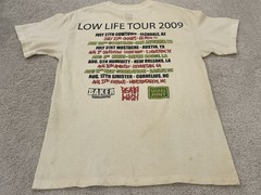 Vintage Skate Shirt 2009 Low Life Tour Deathwish Baker Skateboards Reynolds Auto
