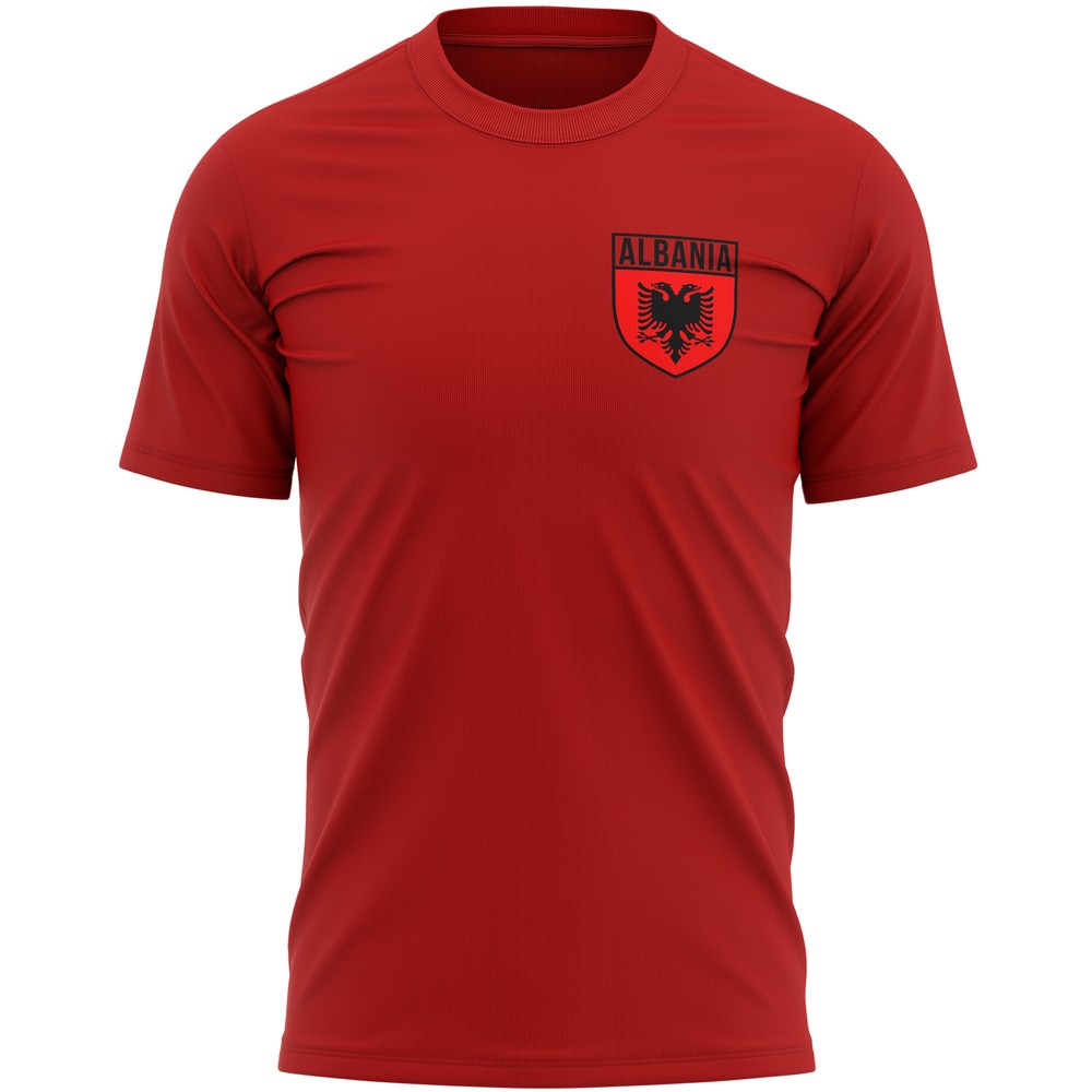 Mens Albania Badge T Shirt shirt Country Sports Event Him European Football D…