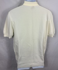 Vintage 70s BVD Ban-Lon Shirt Men’s Small Beige Mock Neck Rooster De Colores