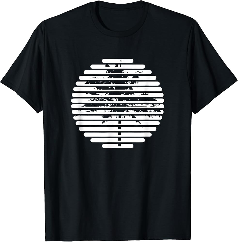 Retro Eighties 80s & 90s Beach Style design with palm trees T-Shirt 15