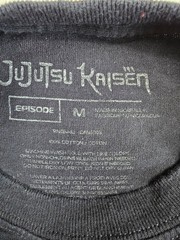 Jujutsu Kaisen Graphic T-Shirt M Black Gojo Satoru Anime Cotton