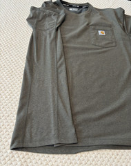 Carhartt Force Relaxed Fit Men’s Short Sleeve Crew Neck Tee Basil Heather Sz L