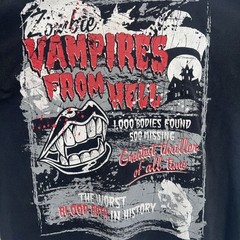 VINTAGE AAA Zombie Vampires from Hell Horror Promo Shirt Sz 2XL