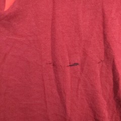 Nike Dri Fit Men’s T Shirt Red Size L PolyCotton Triangle Logo