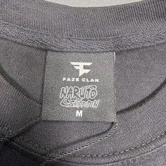 FaZe Clan Naruto Shirt Mens Medium Black Shippuden Anime Graphic Tee T-Shirt