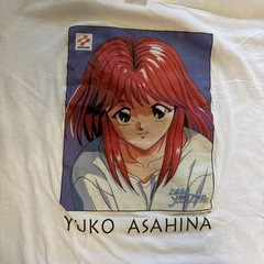 Vintage Konami Yuko Asahina Shirt 90s Video Games M