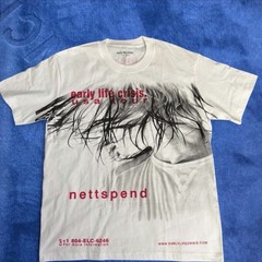 Brand New Early Life Crisis white tour tee reddish pink