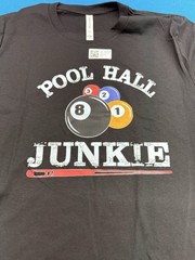 POOL HALL JUNKIE T-Shirt 3XXX 65%POLYSTER AND 35% COTTON