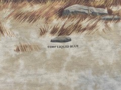 VTG 90s Liquid Blue Lion All Over Print SZ L Rare 1997 AOP Single Stitch Safari