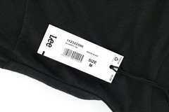 Lee Herren T-Shirt M Locker Schwarz 100% Baumwolle Kurzarm