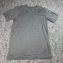 Nike Shirt Mens Small Tall Training Gym Running Dri-Fit Legend Carbon Gray