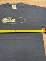 Echo & The Bunnymen Vintage 90s Rock Punk Band T Shirt Size XL Blue