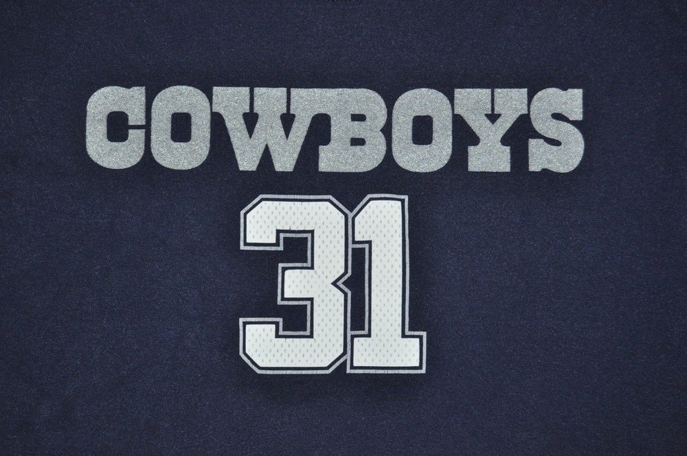 t-shirt medium dallas cowboys roy williams #31 football 21 inches pit to pit