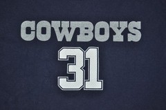 t-shirt medium dallas cowboys roy williams #31 football 21 inches pit to pit