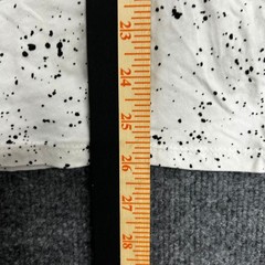 Nike T-Shirt Mens Size M White Paint Splatter Graphic Logo Athletic Cut Cotton