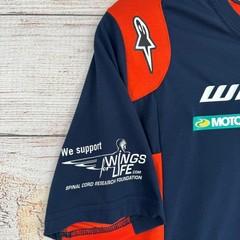 Red Bull KTM Racing Team Jersey T-Shirt Adult Medium Blue Orange