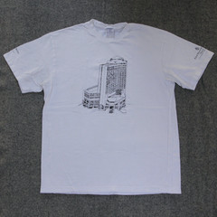 Four Seasons Hotel Singapore T Shirt Est~M VTG SINGLE STITCH Architecture Tee