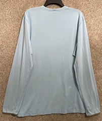Patagonia Tropic Comfort Crew Shirt Men’s XL Blue Thumb Holes Fly Fishing 52115