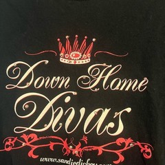 “Down Home Divas” T Shirt Black Sandie Dickey
