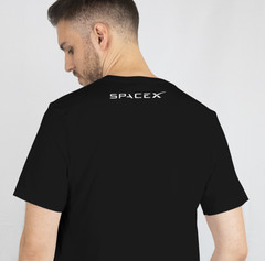 SpaceX starship New blueprint version t-shirt DTF bella canvas BLACK all siz