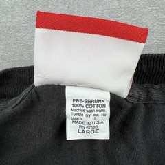 Vintage Coke Coca Cola Polar Bear Fireman T-Shirt Mens L (fits M) Black USA 90s