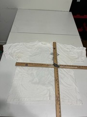 Jesus Crucifix Shirt XL White Religious Christian Streetwear SKater Grunge Y2K