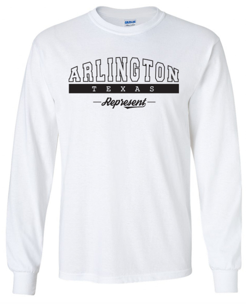 Arlington Texas State T-Shirt Long Sleeve Graphic Tees Unisex Apparel