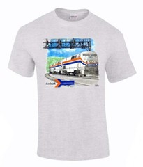 Amtrak Genesis Trains Authentic Railroad T-Shirt for youth and adults [20006]
