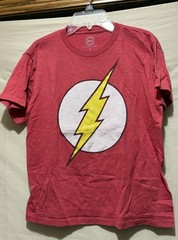 DC Comics Originals The Flash Logo Red Graphic Print Men’s Regular Fit Tee M