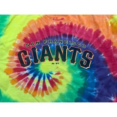 PORT & COMPANY Mens San Francisco Giants Tie Dye MLB Baseball Festival Tee L
