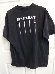 Meat Rocket Band Tour Concert T-Shirt Men XL Authentic Merchandise RARE