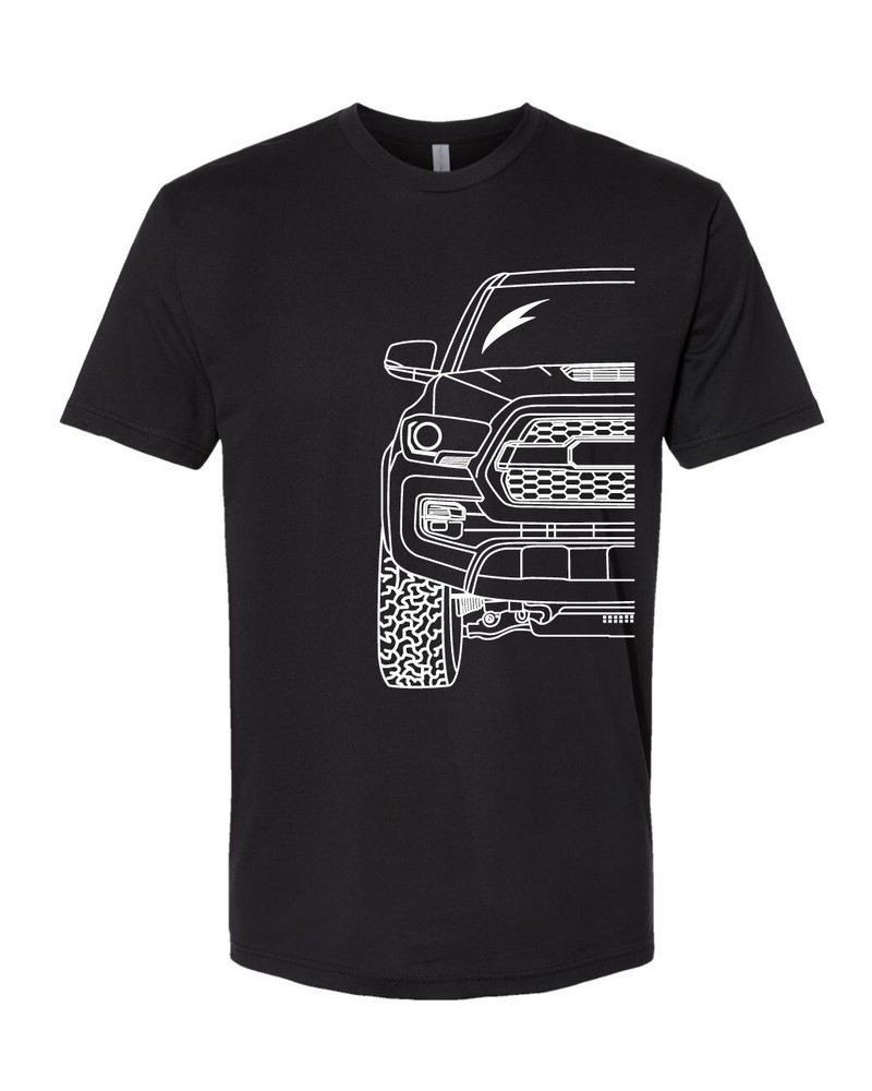 16-23 Tacoma Outline T Shirts Tee TRD Unisex Adult Pro Parody Next Level