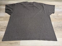 Hanes EcoSmart Mens 2XL Charcoal Heather Gray Blank Crewneck T-Shirt