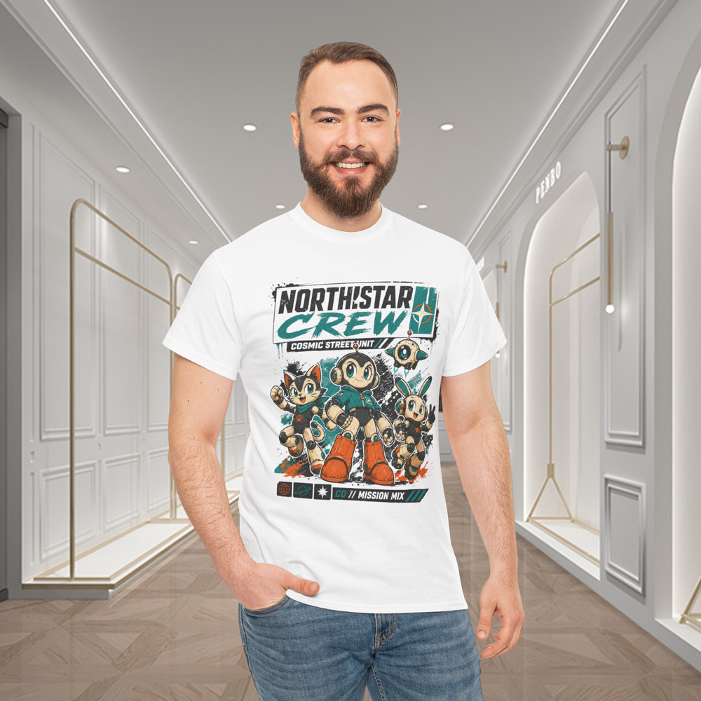 Northstar Crew Cosmic Street Robot Graphic T-Shirt