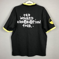 Asap Rocky Nuts & Bolts Injured Generation Tour Graphic T-Shirt M Black Yellow