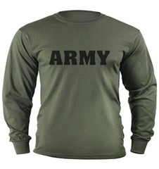 Long Sleeve Graphic Tee Military Tactical Gear Clothing Army T-shirt