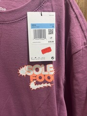 NWT Nike Sole Food T-Shirt With Burger Shoe Retail $35