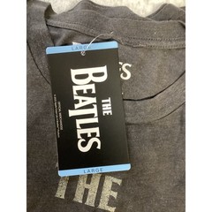 The Beatles 1965 American Tour Rubber Soul Graphic Tee Mens Large Black Soot NEW