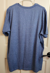 George Blue V-Neck T-Shirt Mens Size XL Chest 48 Short Sleeve 216-37201