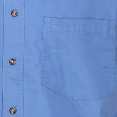 River’s End Ezcare Woven Collared Short Sleeve Button Up Shirt Mens Blue Casual