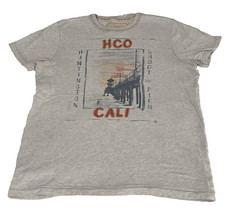 Hollister HCO Logo Short Sleeve T-Shirt Vintage Y2K Medium Preppy California