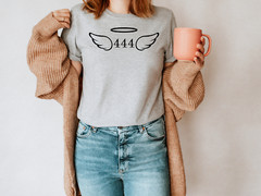 444 Angel Number Shirt, Spiritual Shirt, Mystical shirt, Manifestation Shirt.